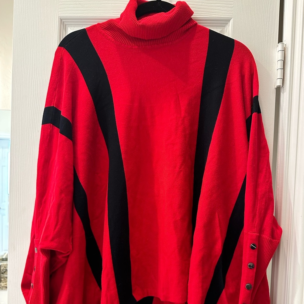 Alfani Red Turtleneck Sweater